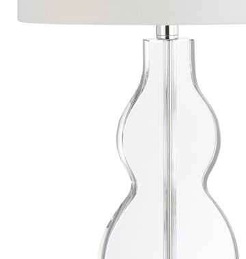 Hadley 26" Crystal LED Table Lamp - JONATHAN Y